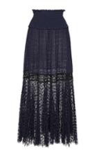 Rebecca Taylor Clip Mix Midi Skirt