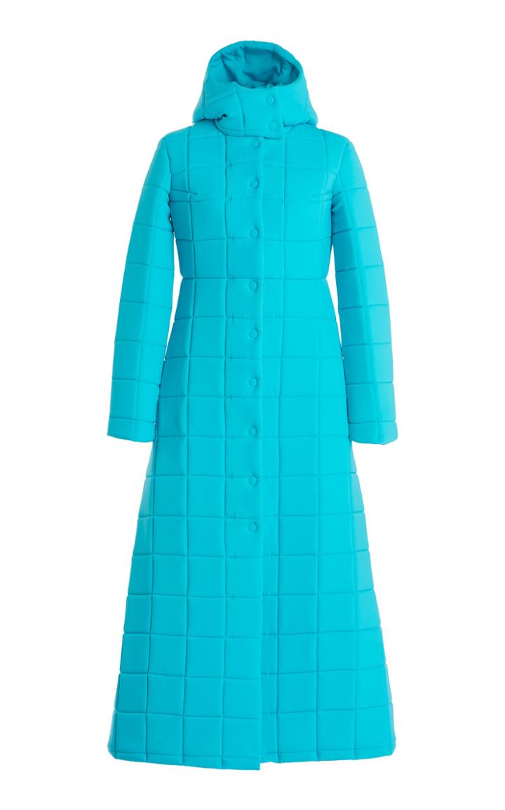 Moda Operandi A.w.a.k.e. Mode Hooded Quilted Cotton-blend Coat