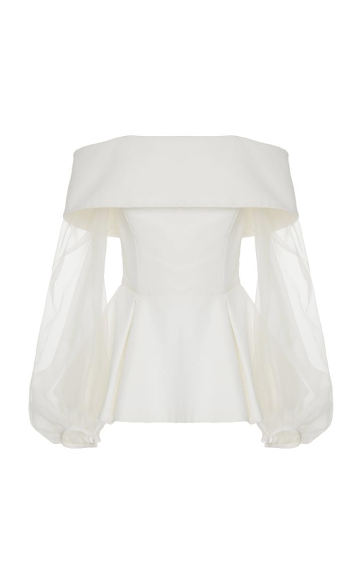 Elizabeth Kennedy M'o Exclusive Off The Shoulder Blouse