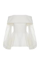 Elizabeth Kennedy M'o Exclusive Off The Shoulder Blouse