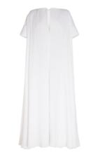 Moda Operandi Emilia Wickstead Draped Cape-effect Cotton-blend Dress Size: 8