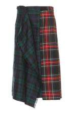 Tuinch Wool Maxi Kilt Skirt
