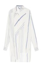 Loewe Striped Cotton And Linen-blend Tunic