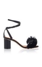 Marco De Vincenzo Fringe Mid Heel Sandal
