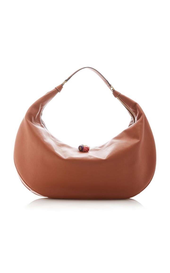 Staud Large Shasha Leather Hobo Shoulder Bag