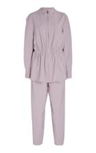 Tibi Gathered Cady Tapered Jumpsuit Size: 12