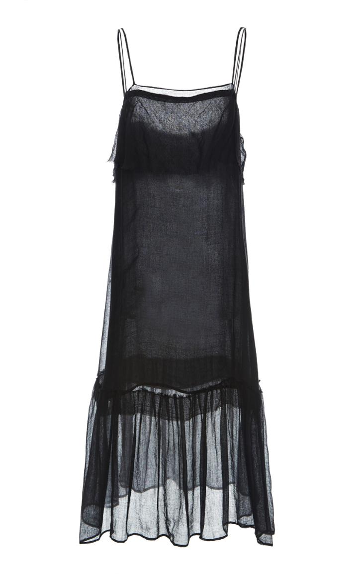 Moda Operandi Miu Miu Semi-sheer Chiffon Dress Size: 38