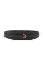 Philosophy Di Lorenzo Serafini Calf Leather Quilted Double Belt