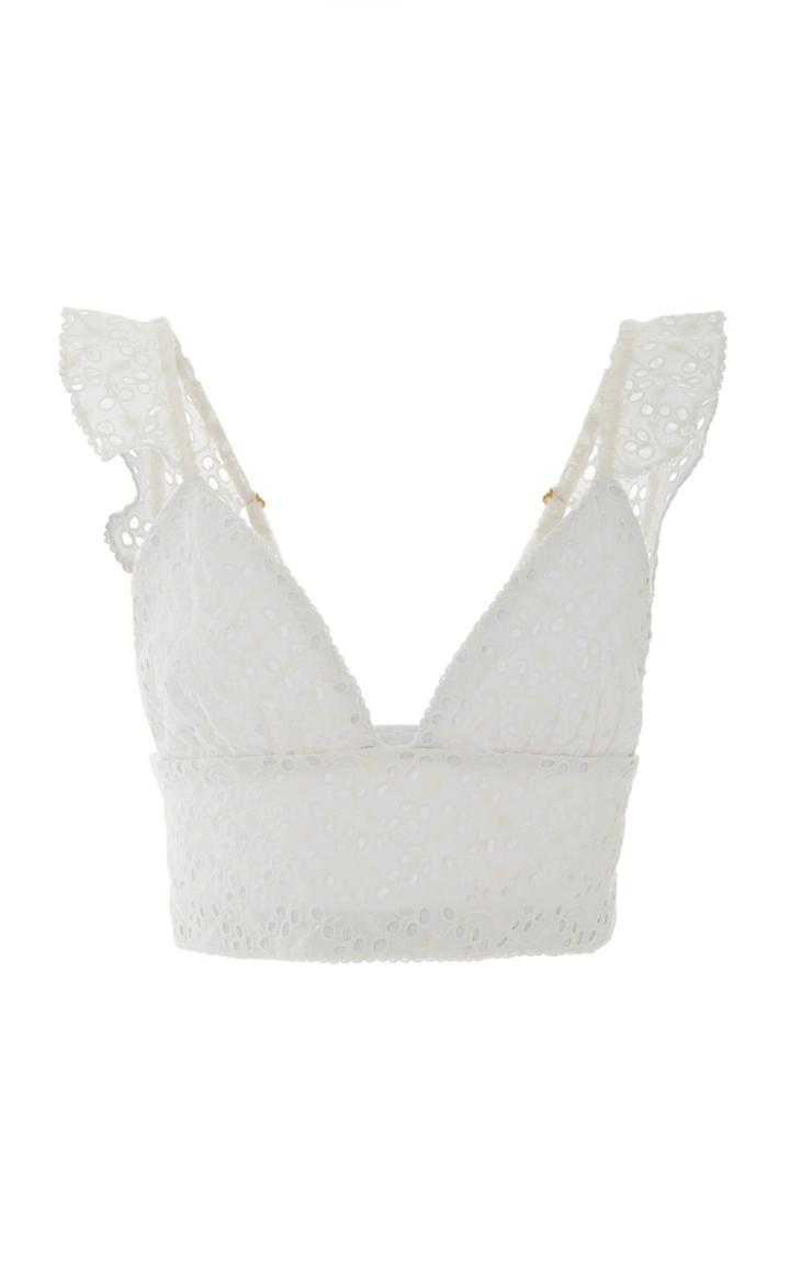 Agua By Agua Bendita Malva Cotton Top