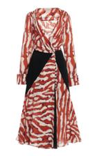 Moda Operandi Alexandre Blanc Printed Silk Wrap Dress