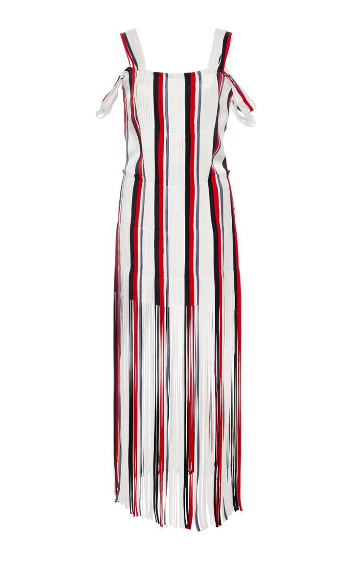 Monse Spaghetti Fringe Dress