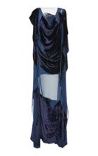 Christian Siriano Burnout Velvet Caftan