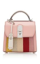 Salvatore Ferragamo Boxyz Small Leather And Knitted Bag