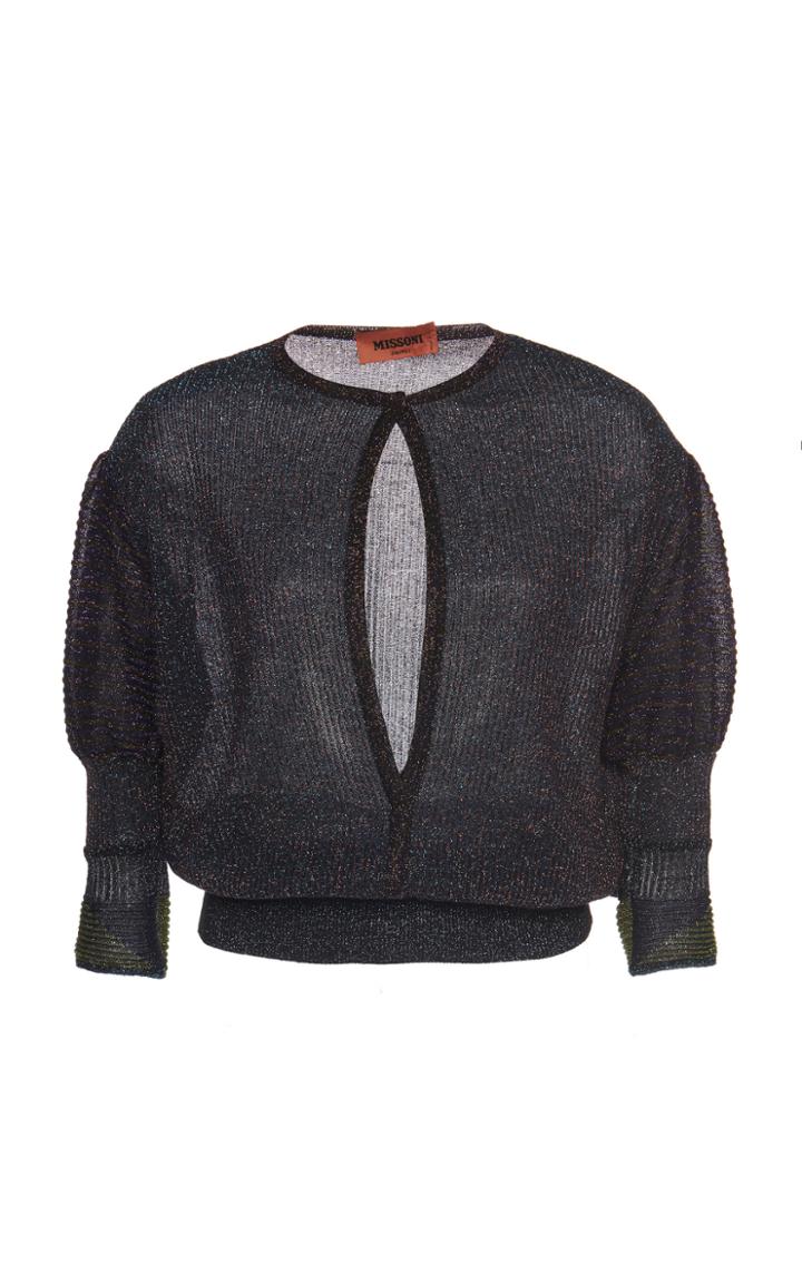 Moda Operandi Missoni Puffed-sleeve Knit Top