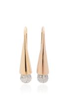 Devon Woodhill Tulip 18k Gold And Black Diamond Earrings