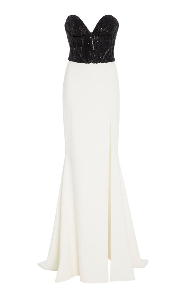 Christian Siriano Sequin Strapless Gown