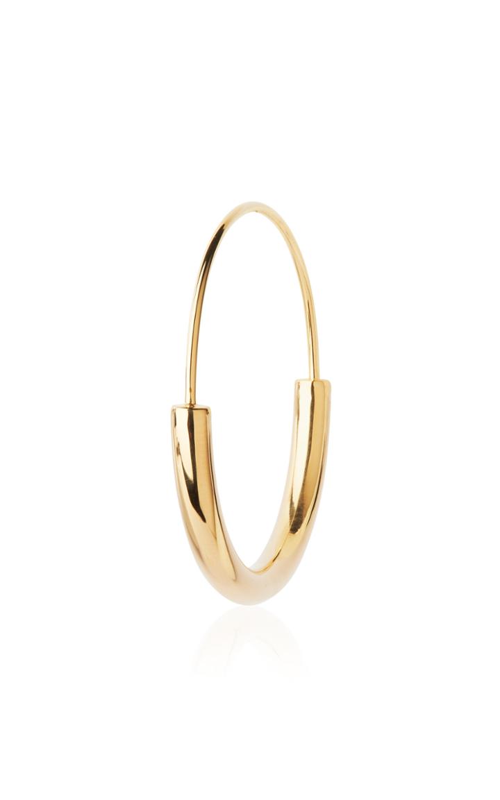 Maria Black Serendipity 30 18k Yellow Gold Plated Single Hoop Earring