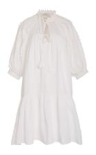 Moda Operandi Sea Zig Zag Ramie Raglan Sleeve Dress