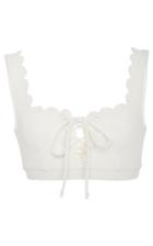 Marysia Swim Palm Springs Tie Bikini Top
