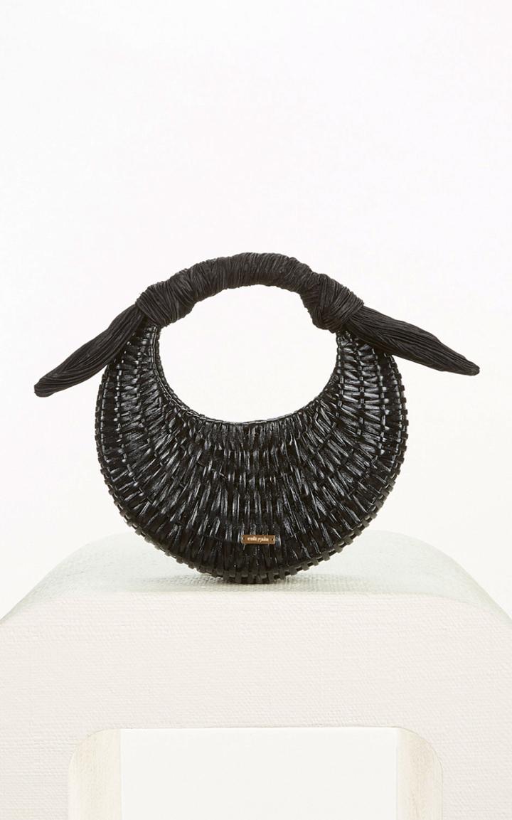 Moda Operandi Cult Gaia Taja Mini Rattan Top Handle Bag