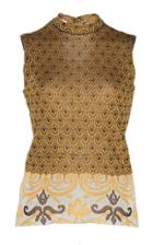 Paco Rabanne Fitted Lurex Tank Top