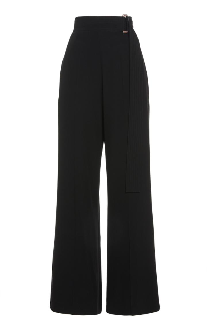 Moda Operandi Victoria Beckham Open-back Belted Cady Pants