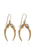 Annette Ferdinandsen 14k Gold, Sapphire And Pearl Earrings