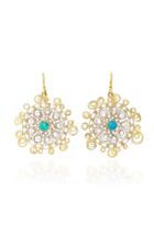 Judy Geib One-of-a-kind Round Platinum & 18k Gold Filigree Earrings