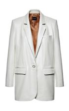 Moda Operandi Magda Butrym Ottawa Leather One-button Blazer Size: 34