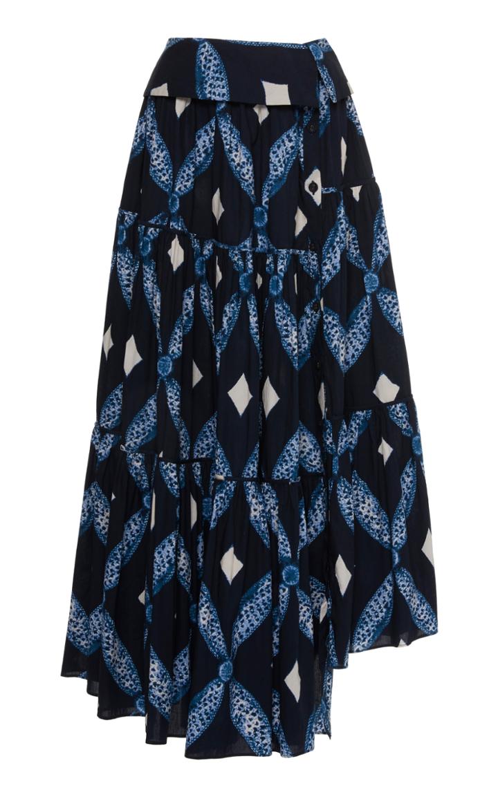 Ulla Johnson Eiko Cotton Printed Skirt