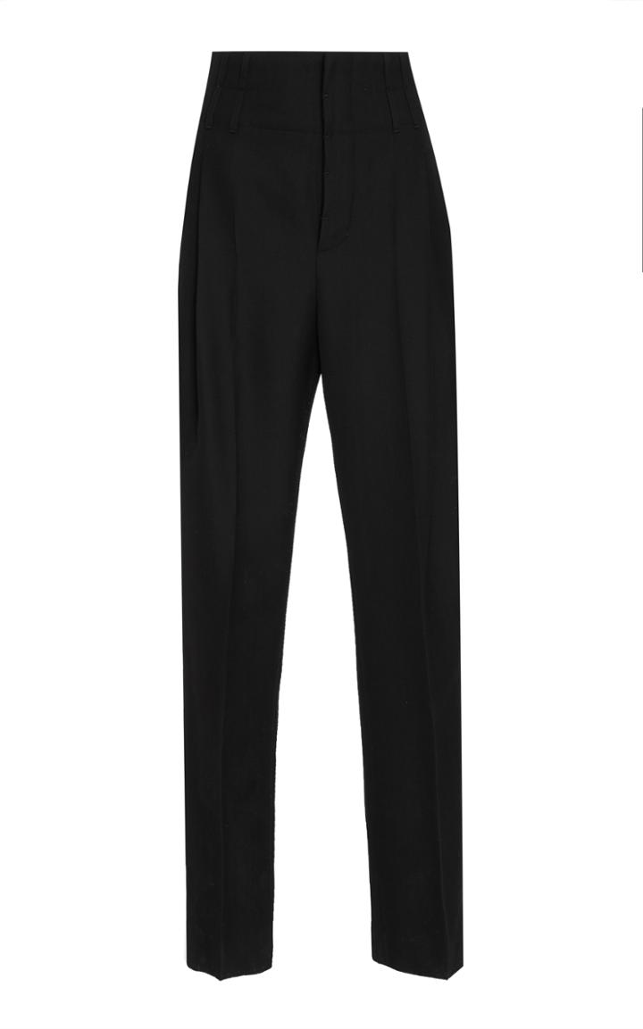 Haider Ackermann High Waisted Pleated Trousers