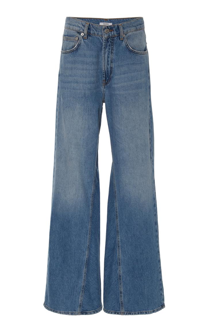 Ganni High-rise Wide-leg Jeans