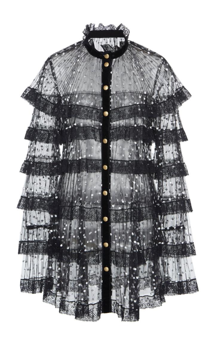 Philosophy Di Lorenzo Serafini Pleated Tulle Dress