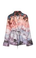 Zuhair Murad Printed Silk Twill Shirt