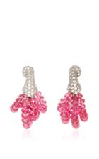 Gioia Spinel Beads And Diamond Earrings