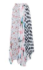 Moda Operandi Missoni Asymmetric Pleated Maxi Skirt Size: 38