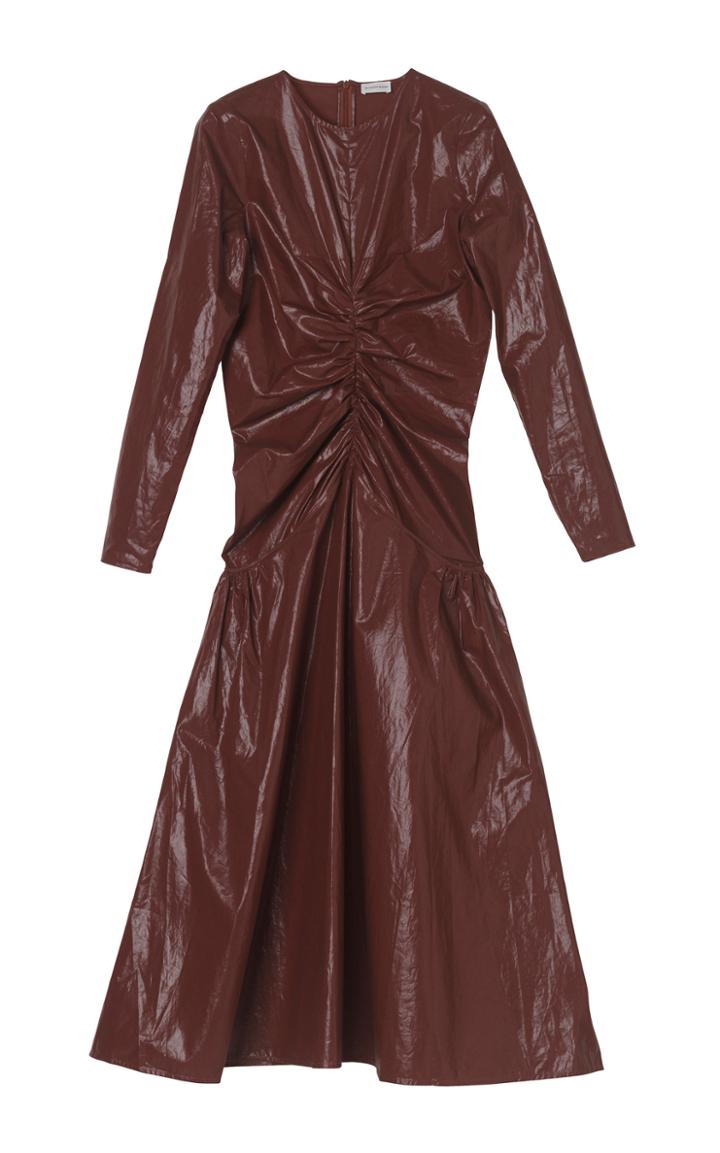 By Malene Birger Carlina Coated Cotton Shimmer Dress