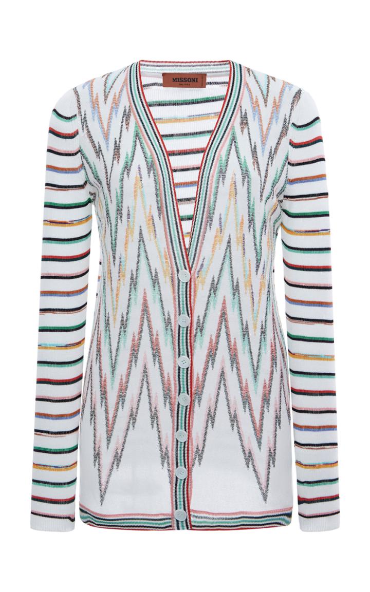 Moda Operandi Missoni Textured Printed Sweater Size: 40
