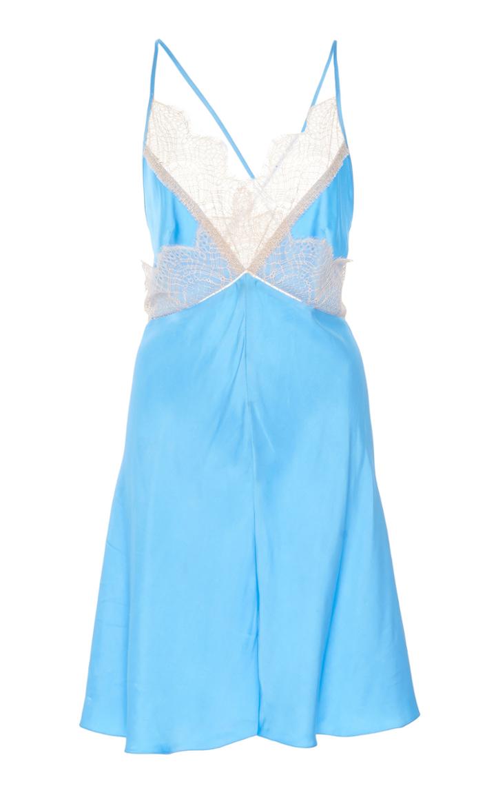 Victoria Beckham Lace Satin Top