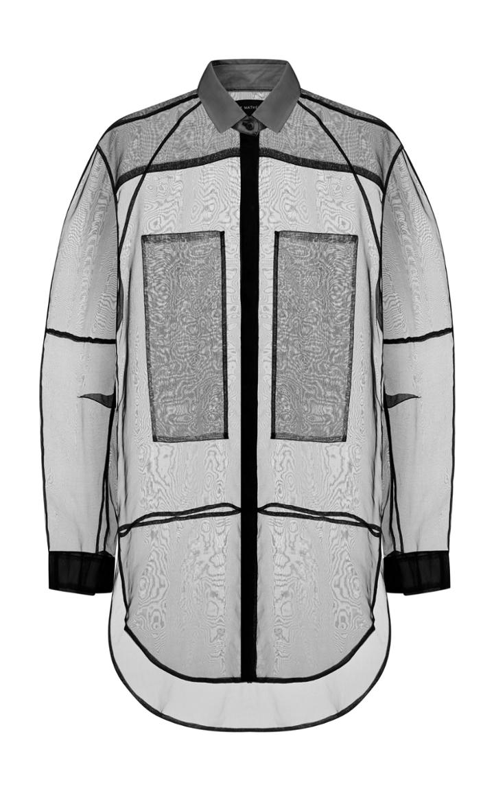 Lee Mathews Chloe Silk Organza Shirt