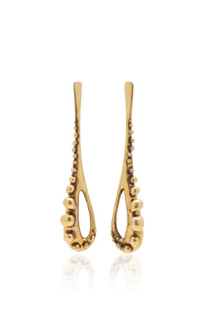 Moda Operandi Lisa Eisner Bronze Organic Spora Drop Earrings