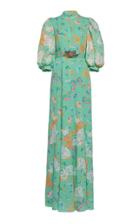 Andrew Gn Butterfly Printed Maxi Dress
