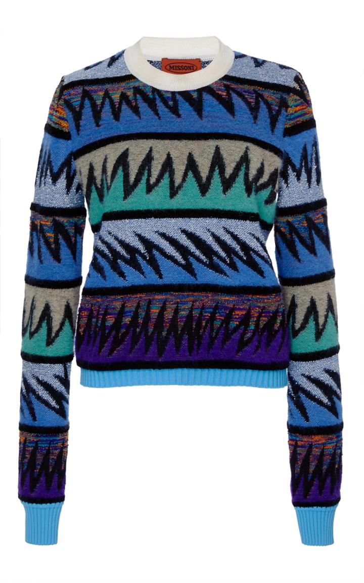 Missoni Wave Pattern Pullover