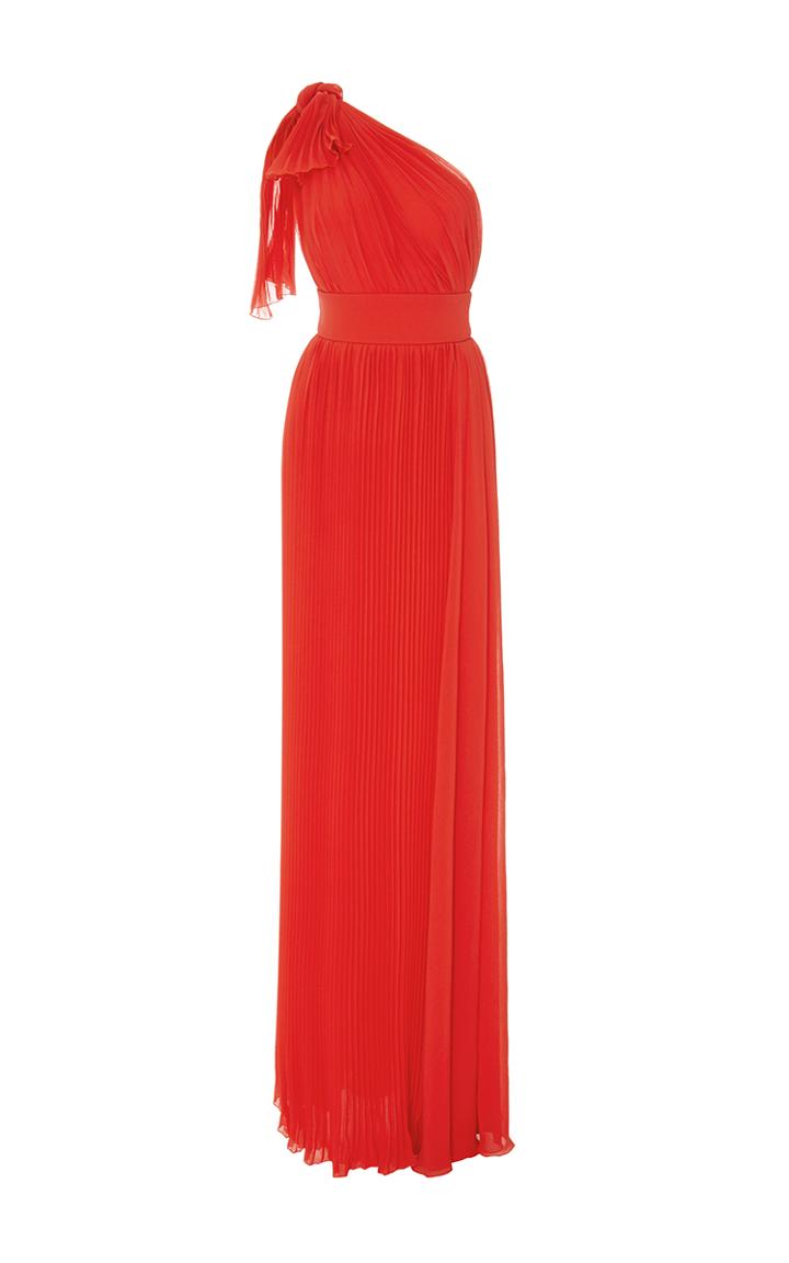 Elie Saab One Shoulder Asymmetrical Dress