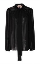 N 21 N&deg;21 Tonia Silk Embroidered Blouse