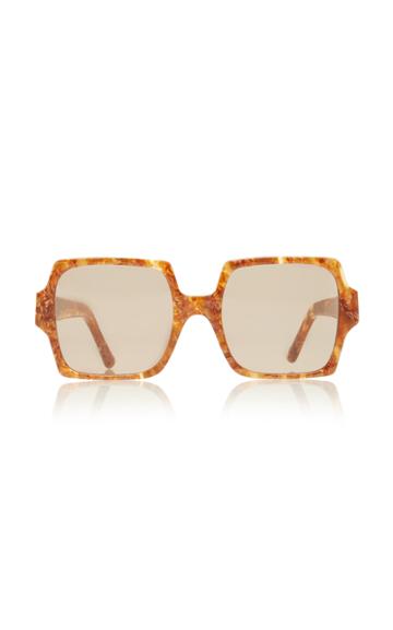Velvet Canyon Tv Eyes Oversized Square-frame Acetate Sunglasses