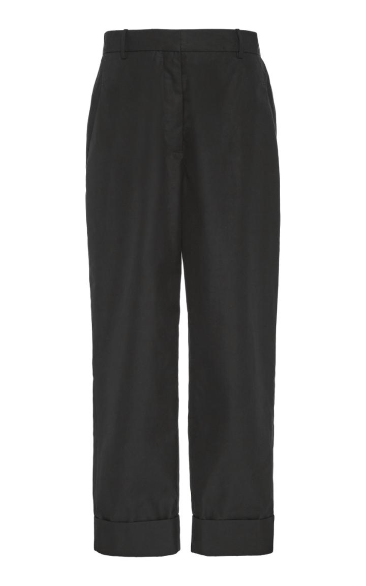 Moda Operandi The Row Carola Cropped Cotton Straight-leg Pants Size: 2