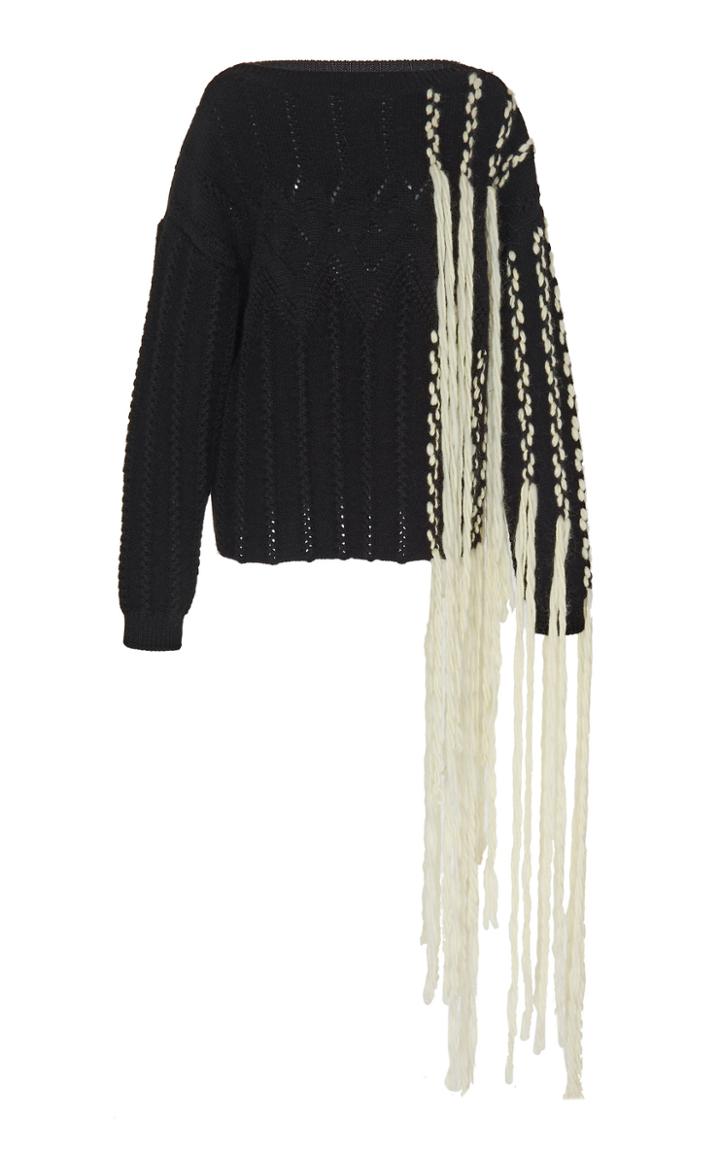 Loewe Woven Fringe Sweater
