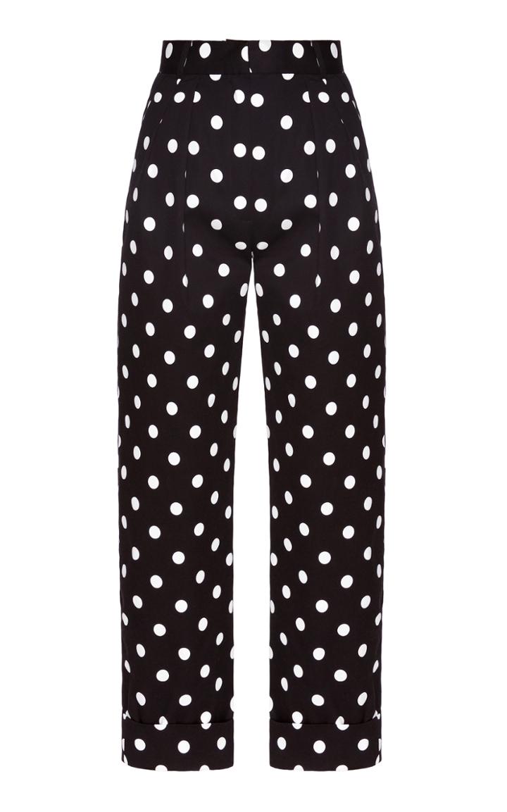 Marianna Senchina High Waisted Polka Dot Pants