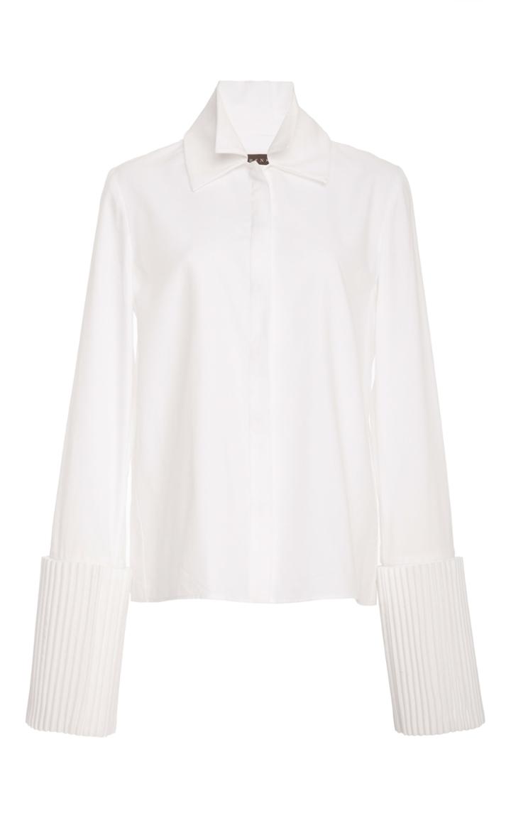 Hensely Jabot Double Collar Blouse